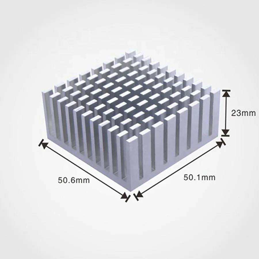 Custom Growth Lamp Pre-Drilled Led Pin Fin Heatsink Custom Heat Sink Aluminium Cold Forging Special LED Heat Sink Radiator