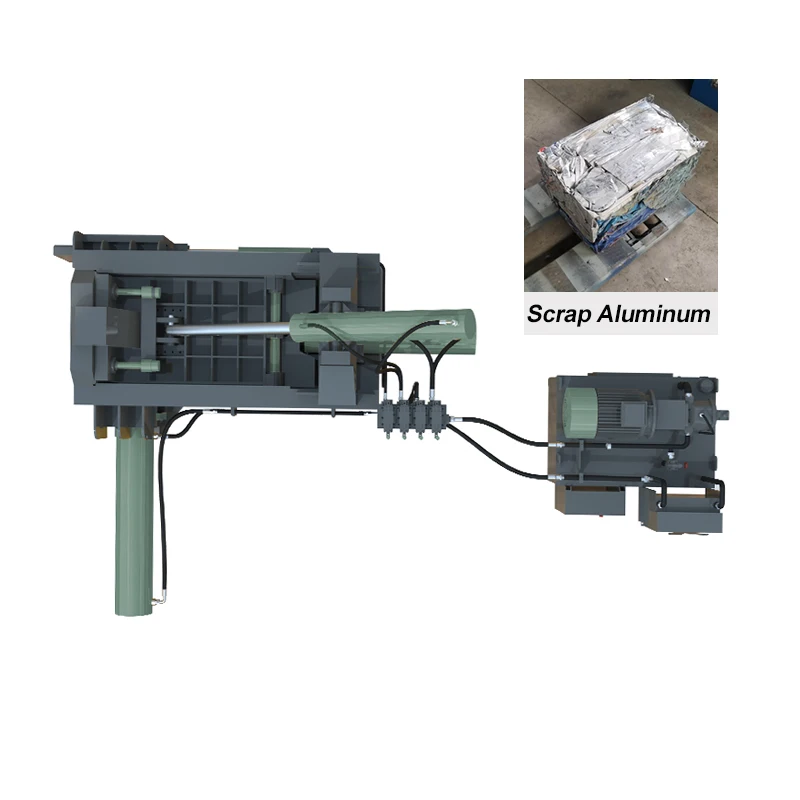 Factory Supply Scrap Metal Baling Machine Waste Copper Wire Metal Baler for Recycling