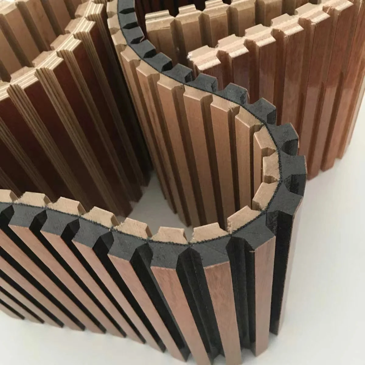 KASARO Factory Price Eco Friendly Flexible Wood Panels Fluted Mdf Wall Decoration 3d Acoustic Board Panel