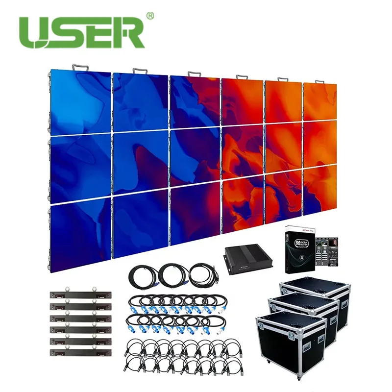 USER HD Waterproof LED Video Wall Display Screen Digital Display LED Outdoors Screen Outdoor P3.91 Mobile Advertising Led