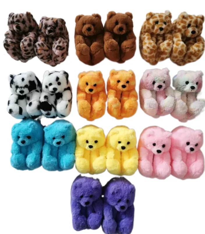 2021 детские плюшевые тапочки, модные детские меховые тапочки, один размер, свободный размер, детские плюшевые Тапочки