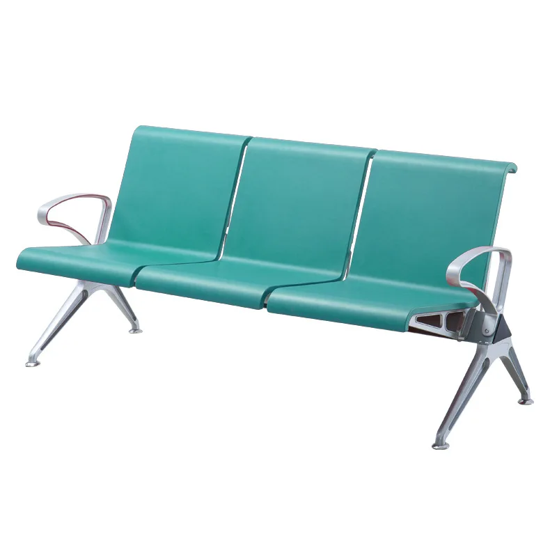 2023 airport lounge chairs colorful Pu polyurethane aluminium airport waiting chair for hospital in Foshan