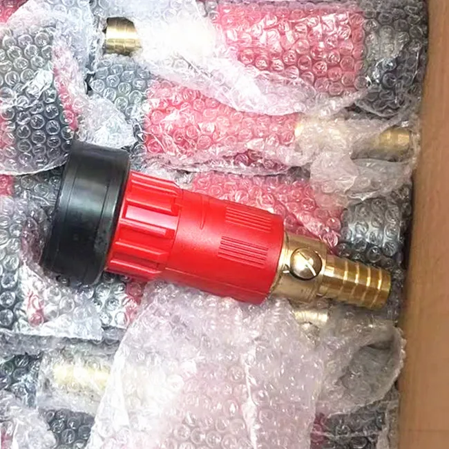Production of adjustable plastic and brass fogger nozzle direct flow and rain flow fire nozzle firefighting nozzle