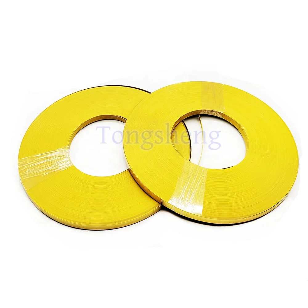Golden Color ABS edge lipping Strip Plastic Rubber Edge Protection Banding  Edge PVC Band decorative Strips