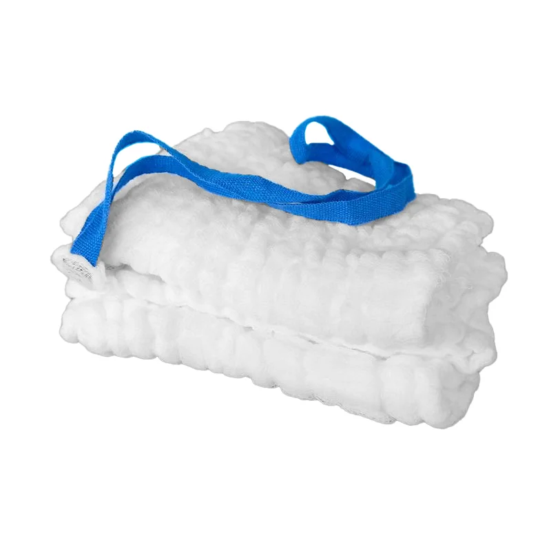 High quality sterile surgical lap sponges 45*45 gauze swab sterile abdominal pad