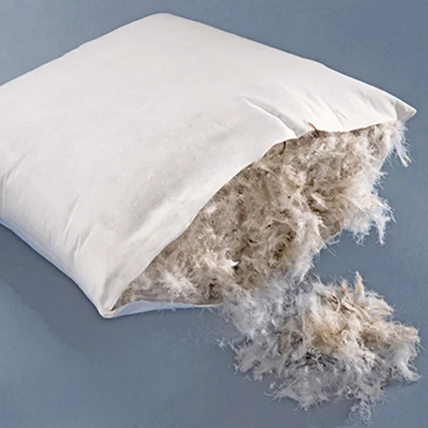 100% хлопчатобумажная пухонепроницаемая ткань 233TC для наполнения перьями