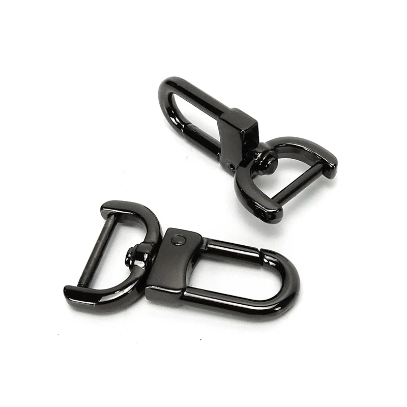 Luggage hardware accessories Zinc alloy gun color 1 inch plate buckle key chain bag shoulder belt buckle
