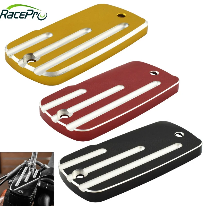 RACEPRO Motorcycle Aluminum Front Brake Fluid Reservoir Cover Fit Motorcycle Brake Reservoir Cover for Honda CMX 500 Rebel 17-19
