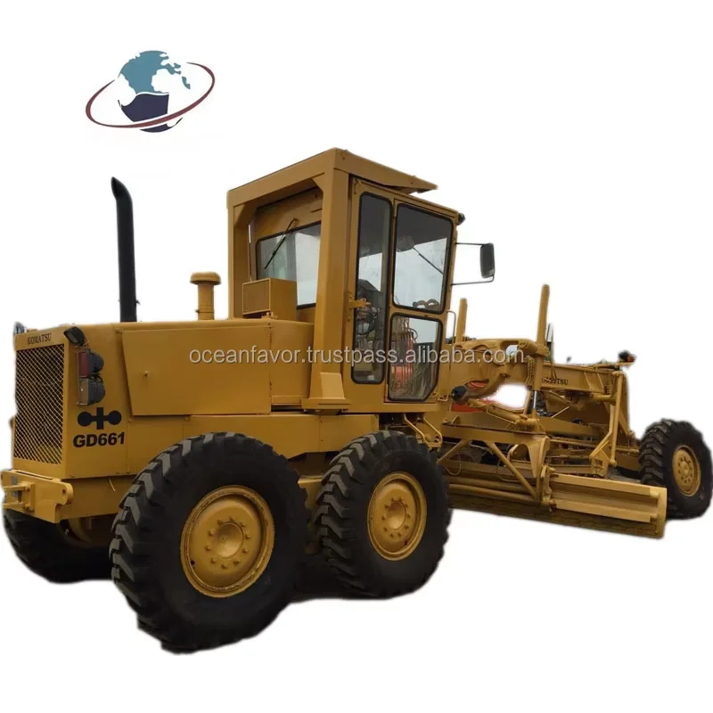 Second Hand Used Komatsu GD661 Grader GD511 Motor GD611 GD305