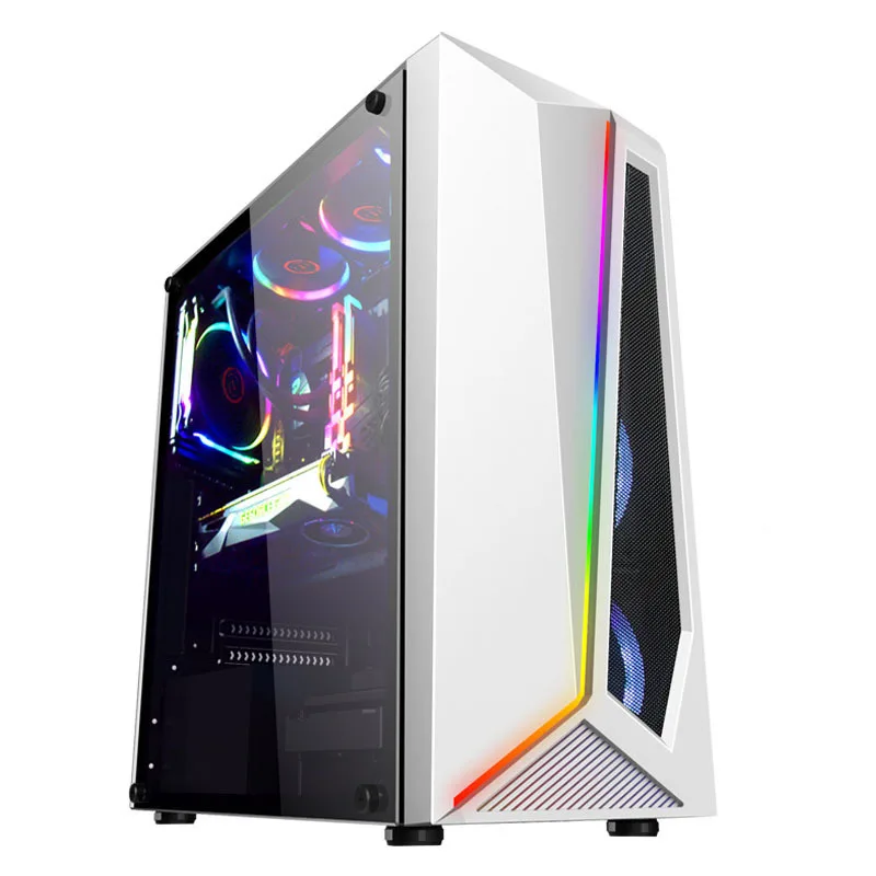 Computer Cases Towers Hot Sales Computadora Mid Tower Atx Rgb Gabinete Gaming Computer Cases &amp Towers