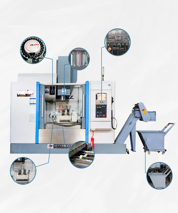 Good quality machine center cnc machining center vmc 850