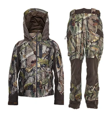 Wholesale outdoor polyester waterproof hunting clothes camouflage hunting suit