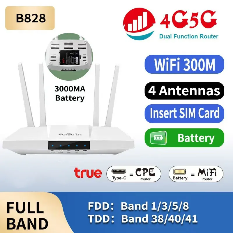 2024 Hot Selling Router Wifi 4G With Sim Card Unlocked Router 4G Sim Card with 3000mAh battery