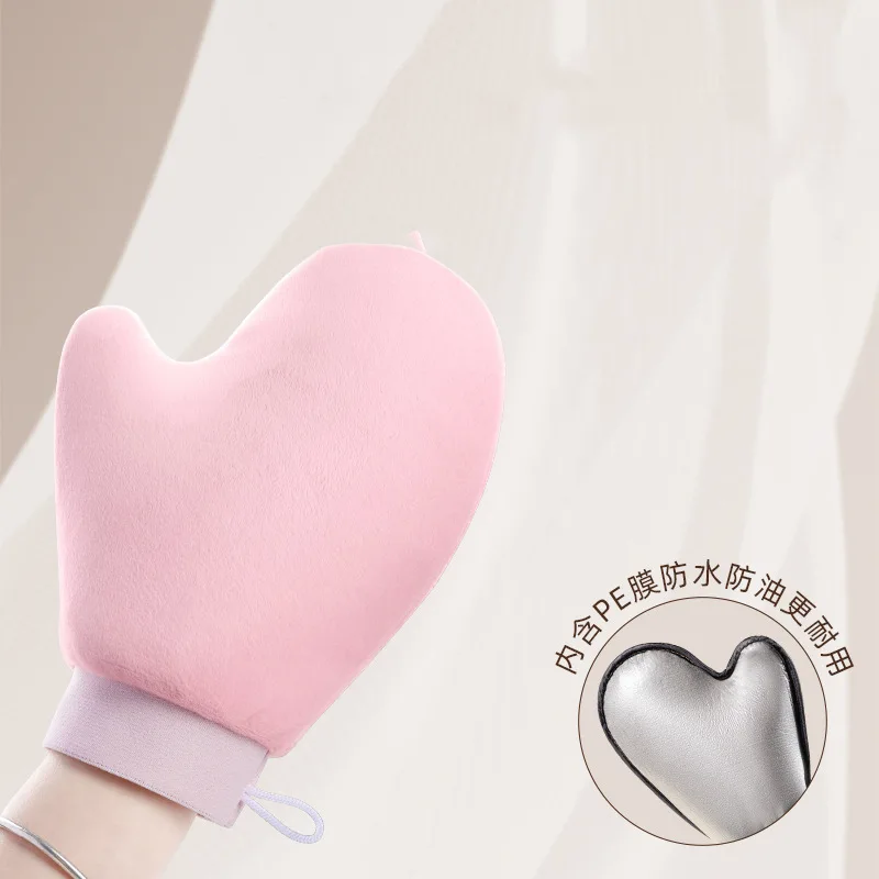Custom Logo wholesale tan glove mousse Black brown Tan self tanner Applicator kit thumb self Tanning Mitt
