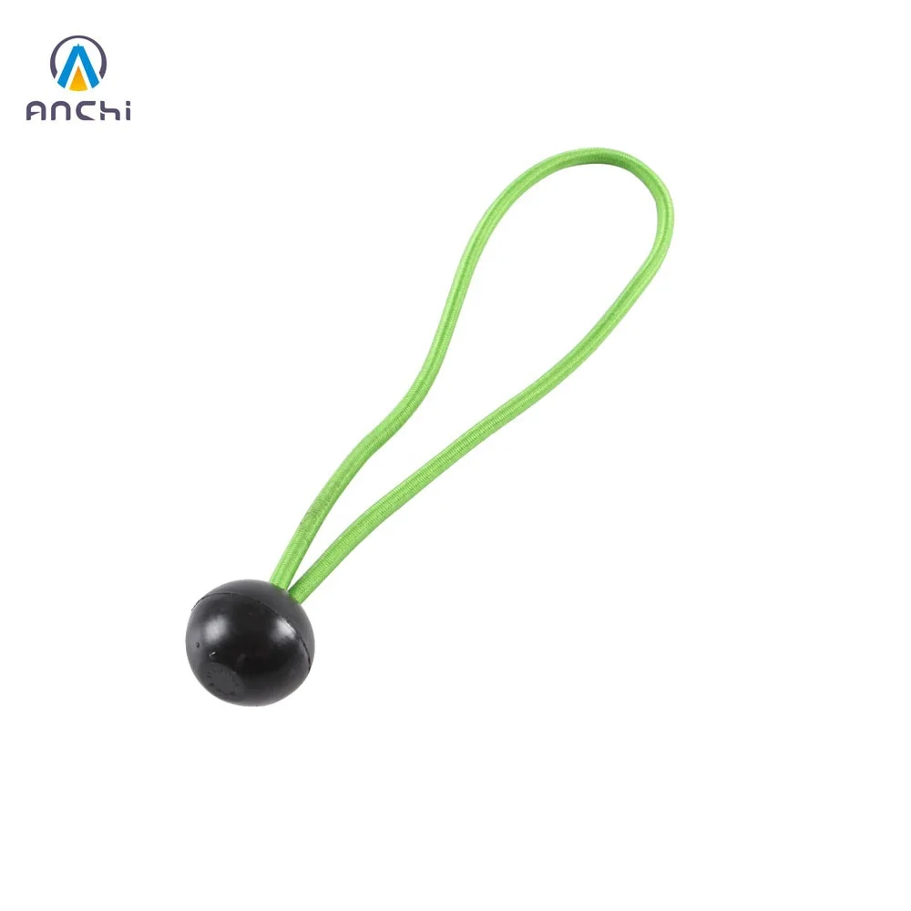 4mm Colored elastic bungee ball cord for tents 22cm