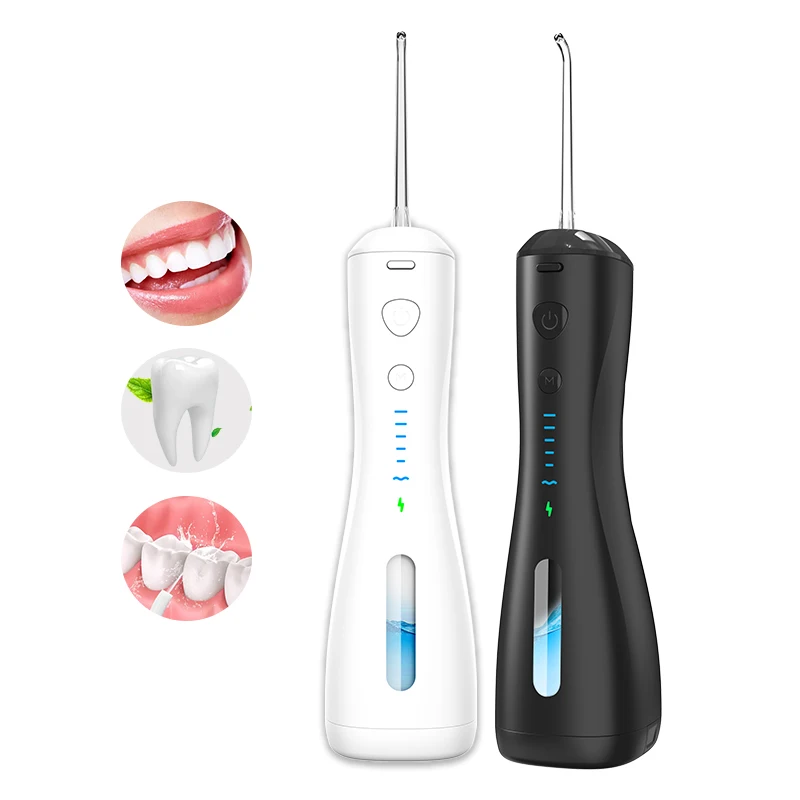 Hight Quality Powerful Sprayer Smart Dental Equipment Home Travel Dental Floss Black White Water Flosser