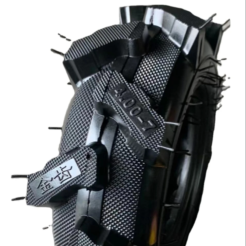 4.00-7 Small Agricultural Tiller Tires For Rotary Tiller
