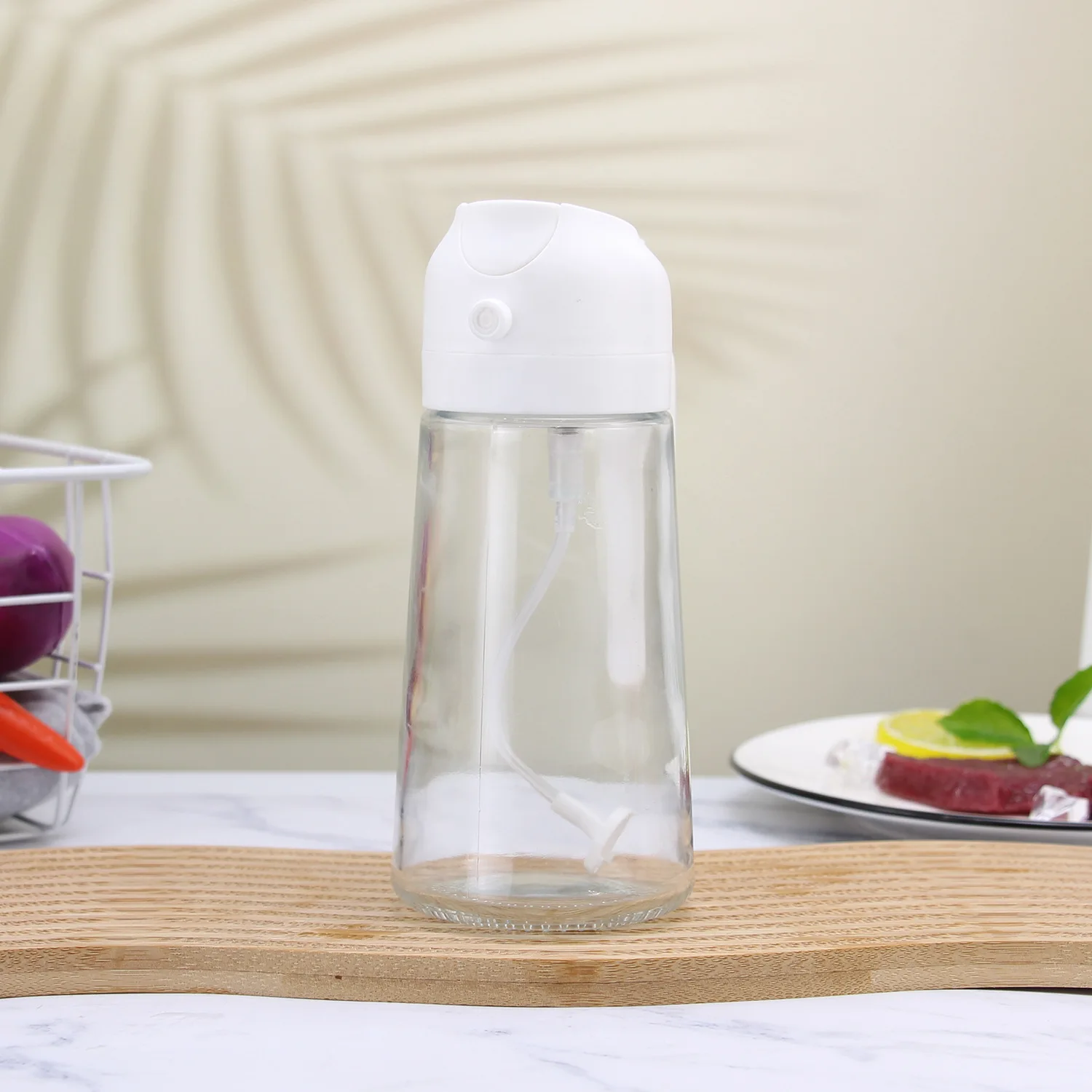 Two-in-One Handy Satchel Style Plastic Oil Spray Bottle for Fuel Injection Pouring and Fat Reduction for Home and Kitchen Use