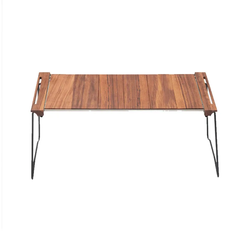 Good Selling Outdoor Leisure Portable Oak Wood Kitchen Folding Table China For Outdoor Picnic