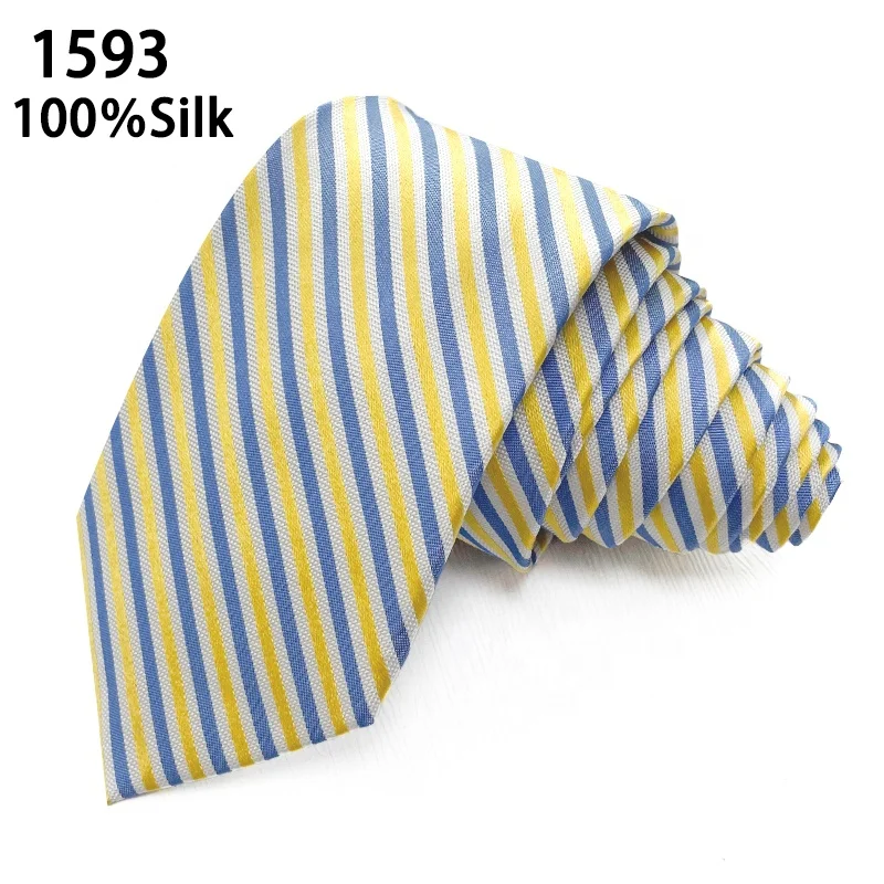 Wholesale best selling products silk tek cizgili kravat silk neckties stripe corbatas a cuadros lot stock business 100% silk tie