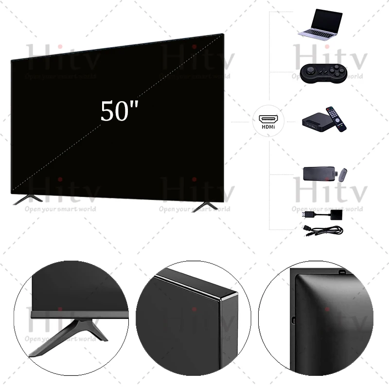 OEM Private Label TV 50inch Television Smart TV 50 Inch 4K UHD LED TV