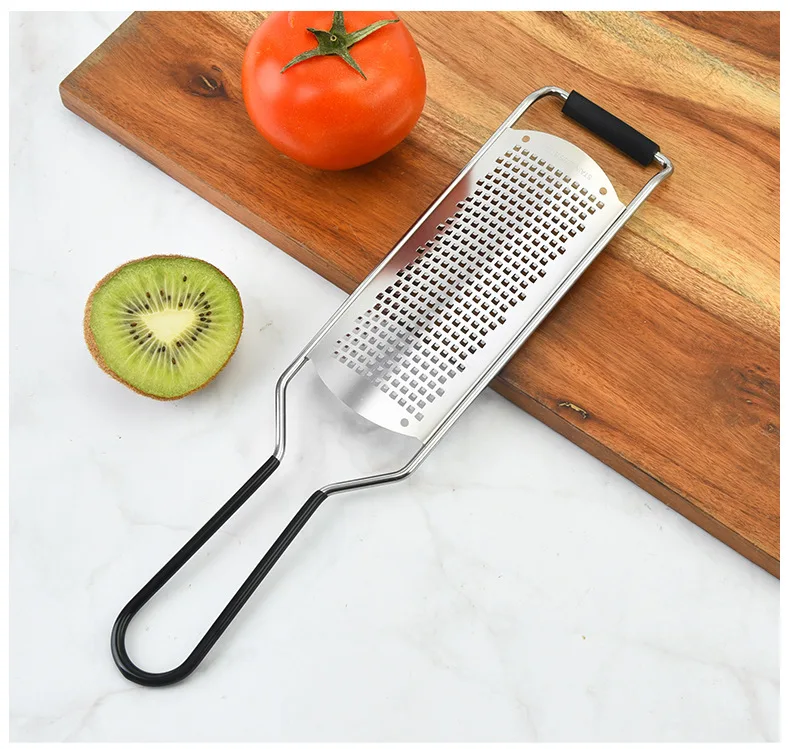 304 Stainless Steel Cheese Shredder Nutmeg Vegetables Fruits Potato Ginger Grater with Protective Cover Kitchen Tools
