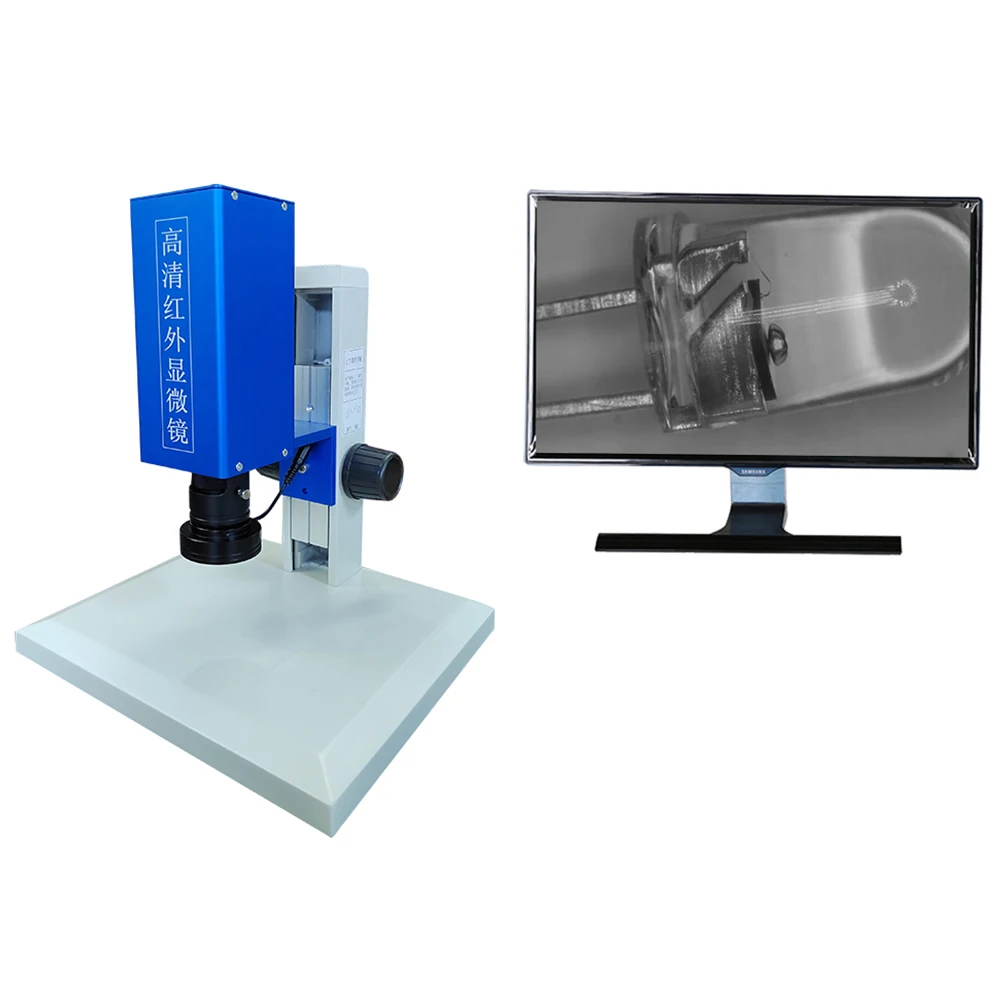 2D code LED lamp bead detection infrared video electron microscope SGO-KK205 infrared measuring microscope KWONGKUK