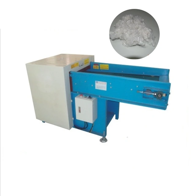 120-150KG/h Bedding Pillow Filling Machine 7D Cotton Short Fiber Cotton Opening Machine 3D Screw Cotton Loosening Machine