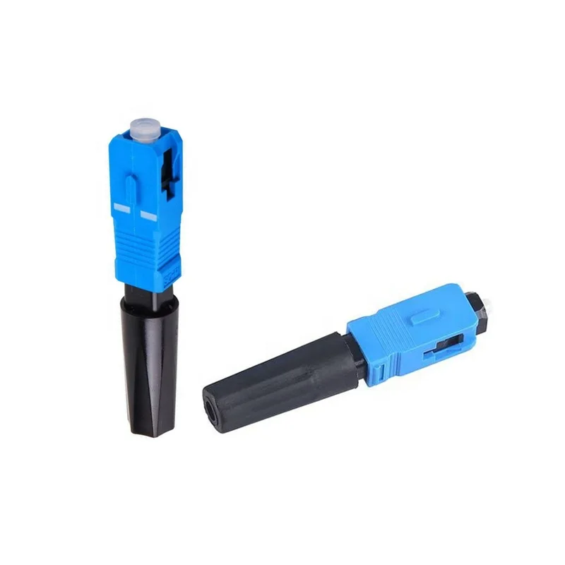 Embedded Type Fiber Optic 50MM 55MM SC UPC Single Mode Multimode Fast Connector