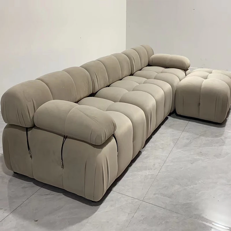 Modern Living Room Sofa Salas Furniture Set Moderne Settee Home Designs Sofa L Shaped Modular Sectional Mario Bellini Sofa