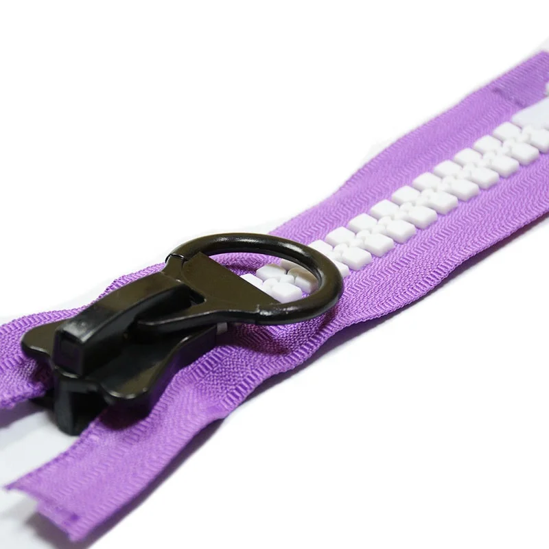 Zip Fasteners Sale # 15 Big Teeth Plastic Zipper Custom Bulk Decorative Zippers For sport suit