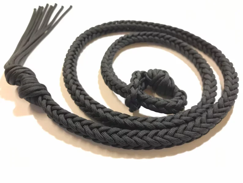 paracord Riding crop training quirt barrel racing horse tack Over and Under whip