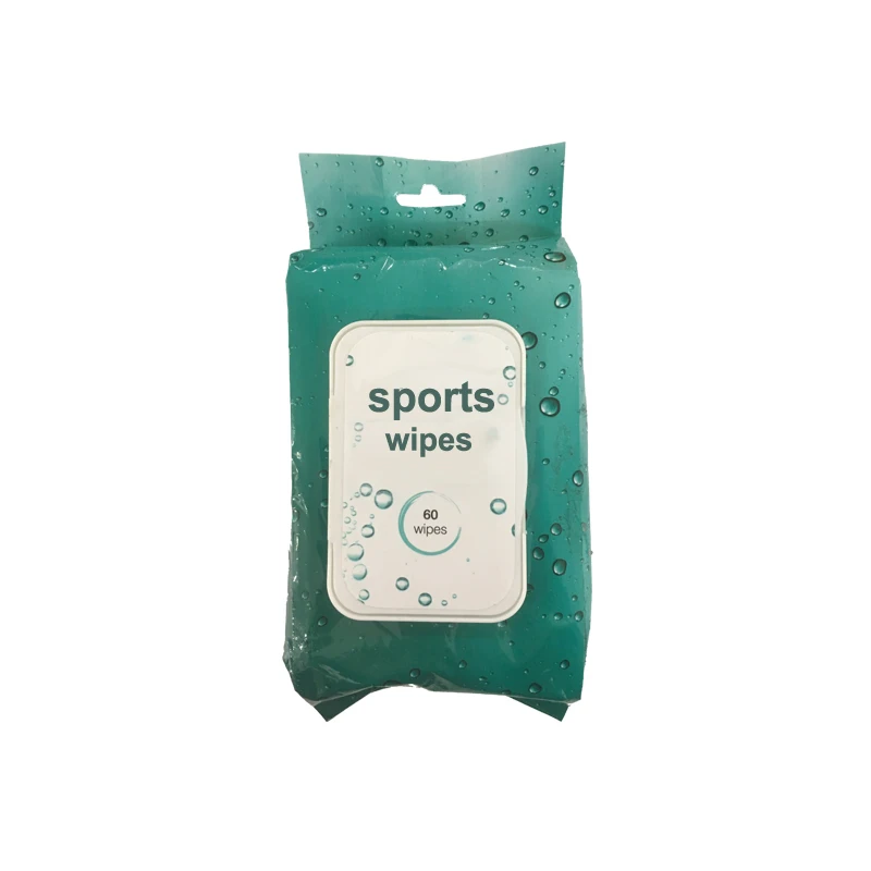 Health Body Face Body Shower Resealable Gym After Workout Wipes For Quick Cleanup Of Dirt Sweat And Oil