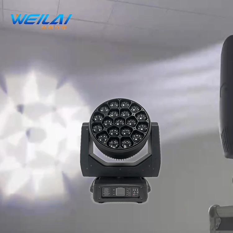 Wholesale price bee eye moving head light led wash wall light 19*40W stage light Full color RGBW