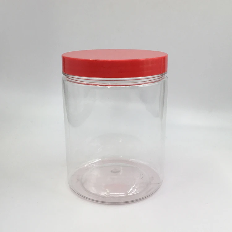 NH 550ml 85*110 empty clear body butter jars plastic container for cosmetic packaging