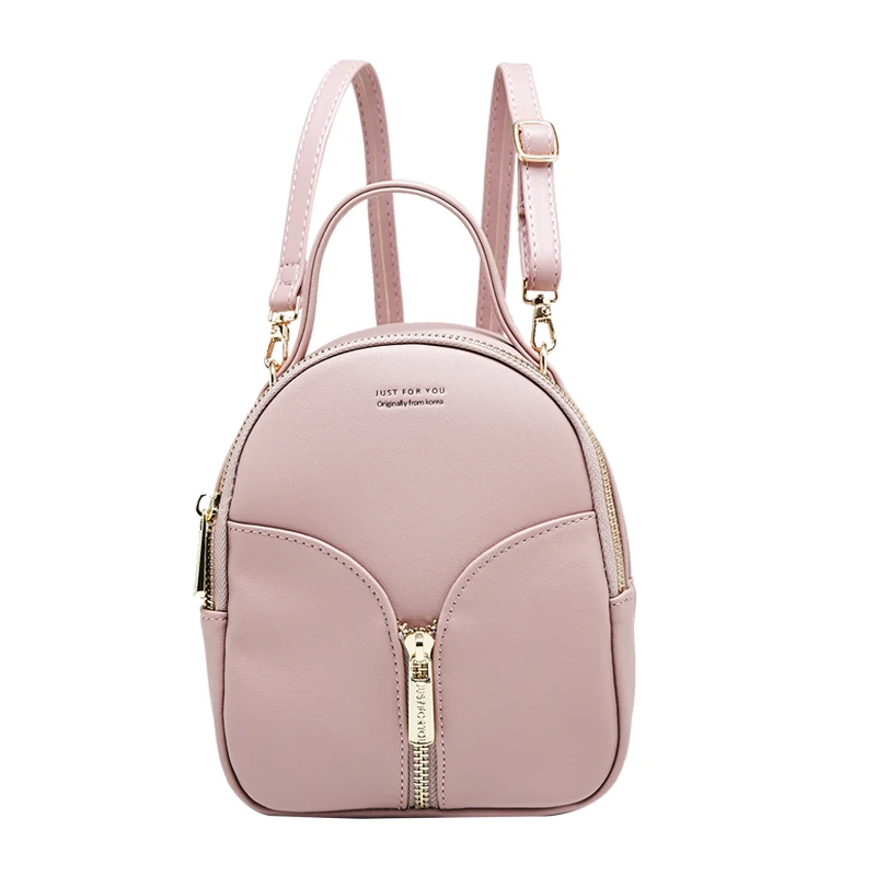 Cute Mini Leather Backpack Fashion Small Daypacks Purse for Girls and Women