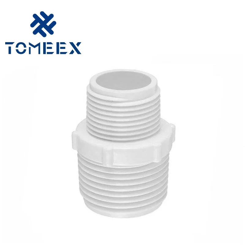 UPVC BSPT Chinese Supplier Cheap Price Pvc BSPT  Fittings Thread Nipple for water