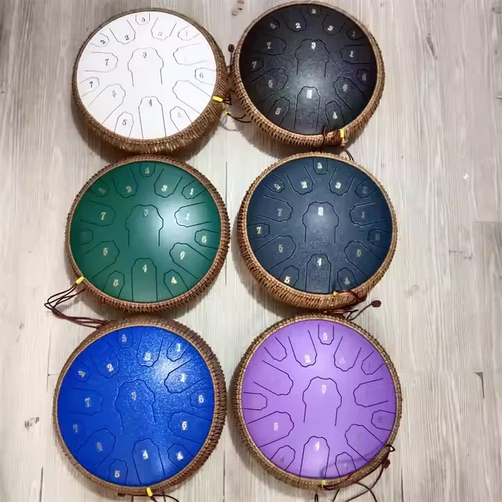 Wholesale High Quality Stock Musical Instrument Percussion 13 Inch 15 Note Professional Tongue Drum