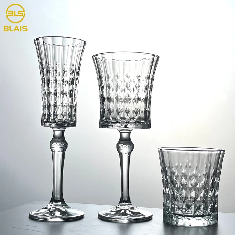 BLAIS wedding glassware goblet clear transparent crystal wine glasses cup for water beer juice red wine