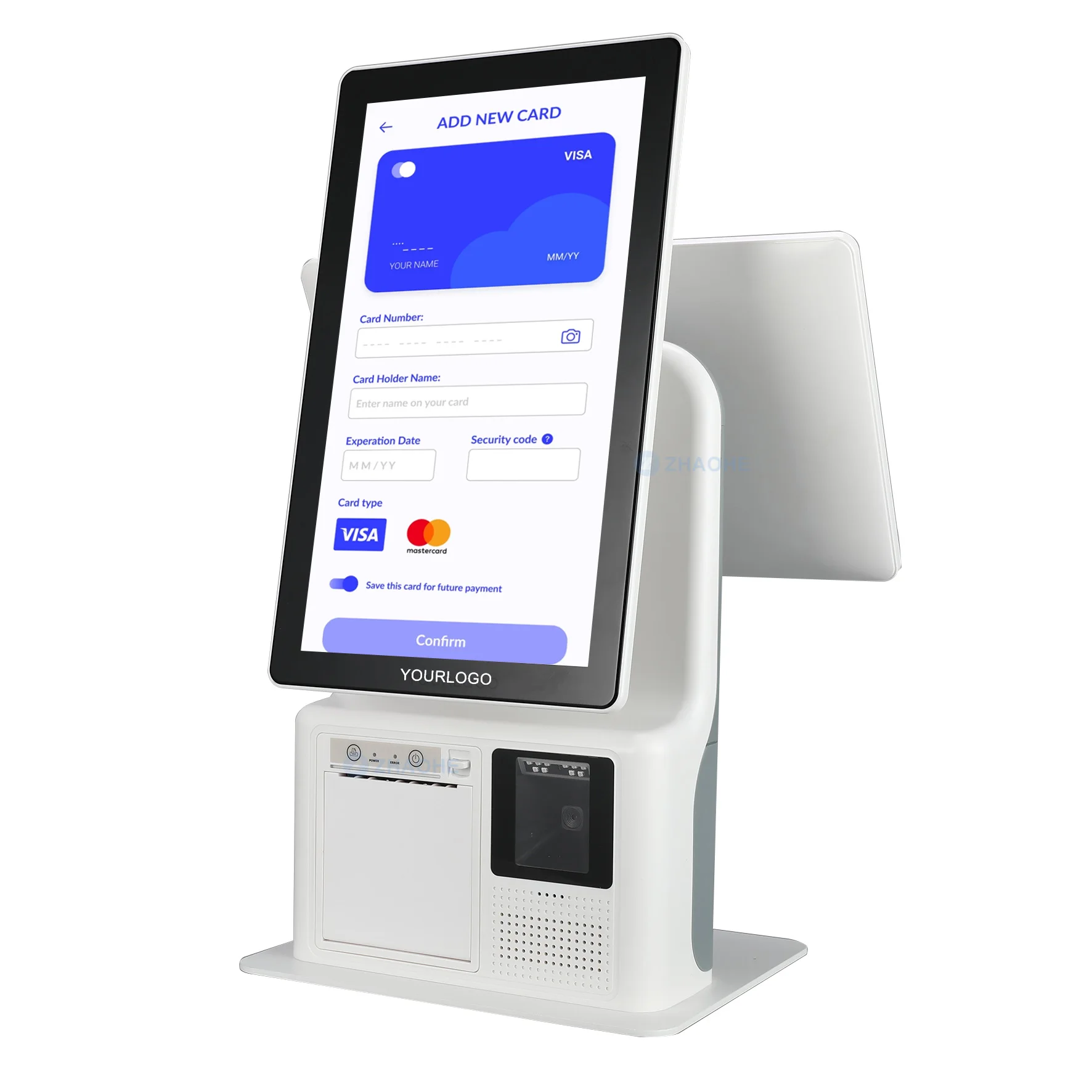 shenzhen TZ158  self service payment terminal kiosk support cash drawer pos scale scanner printer