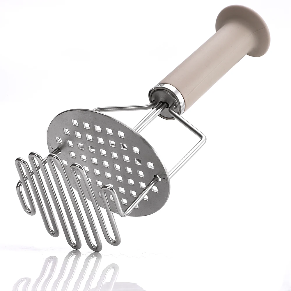 Kitchen Gadgets Stainless Steel Hand-pressed Garlic Potato Ricer and Masher Stainless Steel Potato