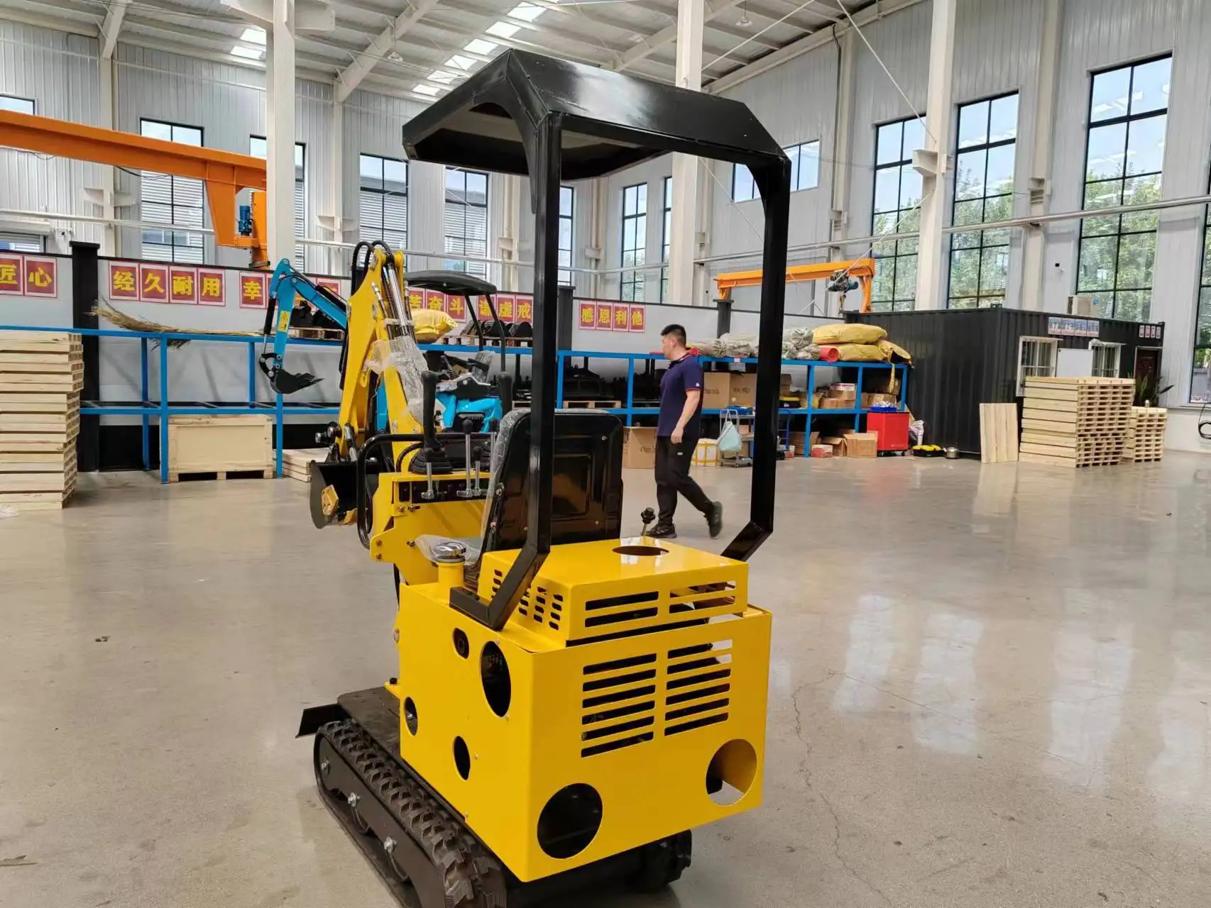 Free shipping hot sale LOONGSHEEN  800 kg excavator Chinese small excavator 1 ton mini digger machine excavators mini for sale