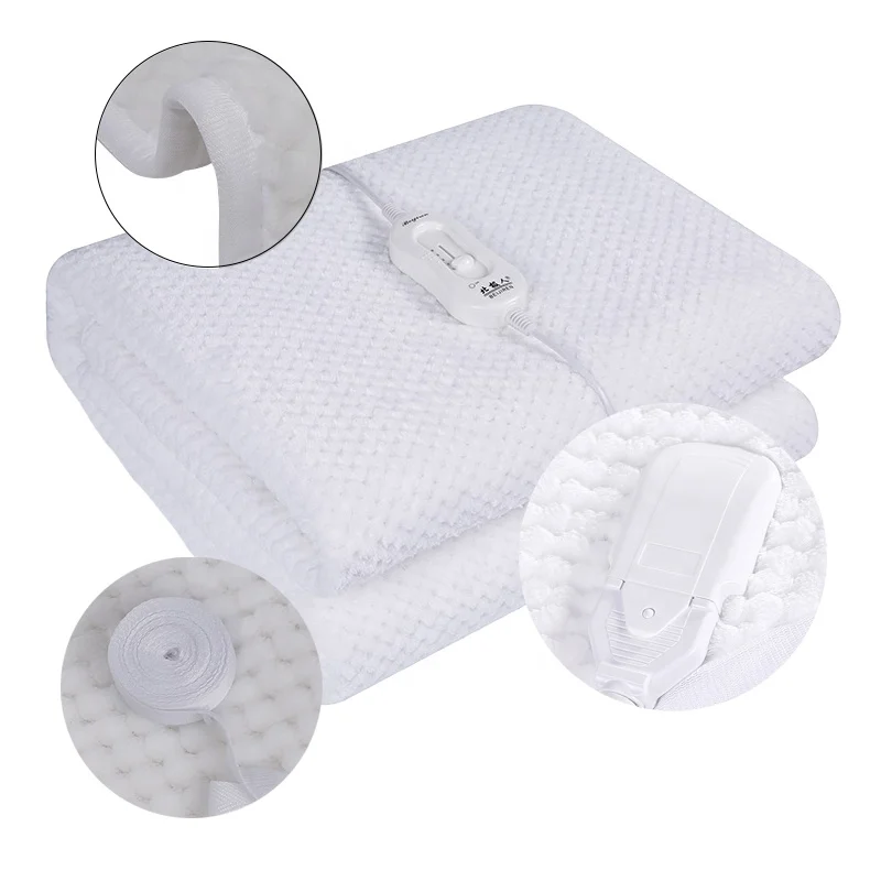 Humanized Design Dual Control 3 Settings Super Soft Electric Blnaket