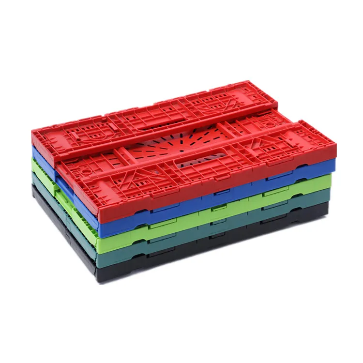 Manufacturer wholesale eco-friendly PP plastic fruit and vegetable folding crate box