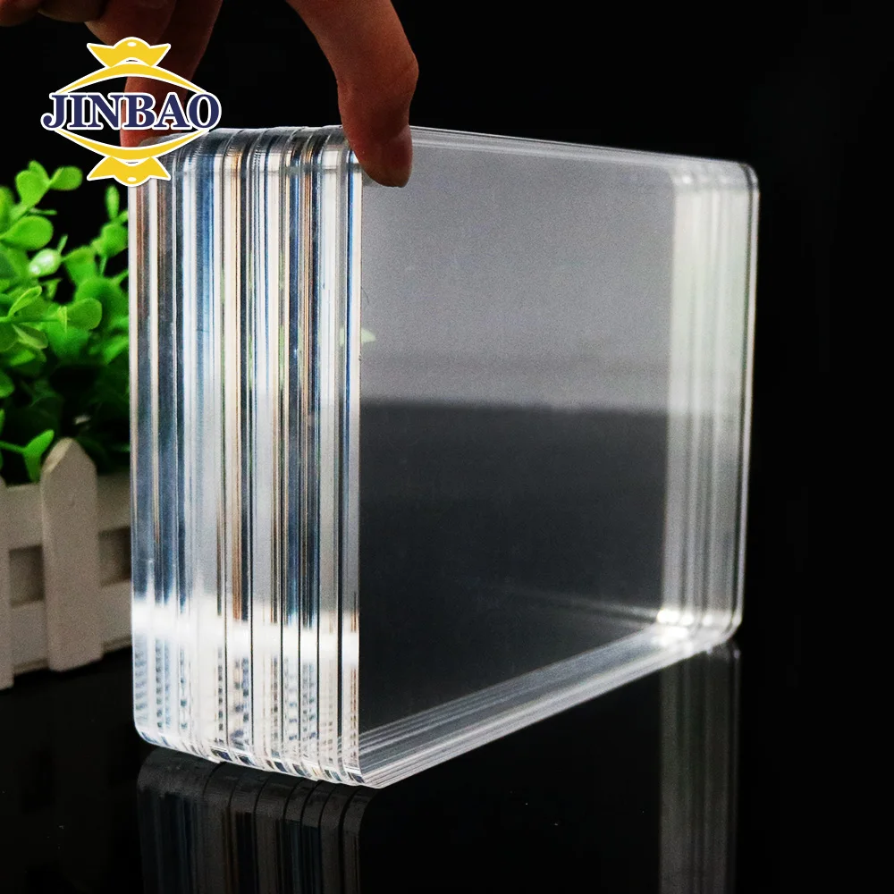 JINBAO Hot sale transparent thick pmma acrylic board manufacturer laser engraving