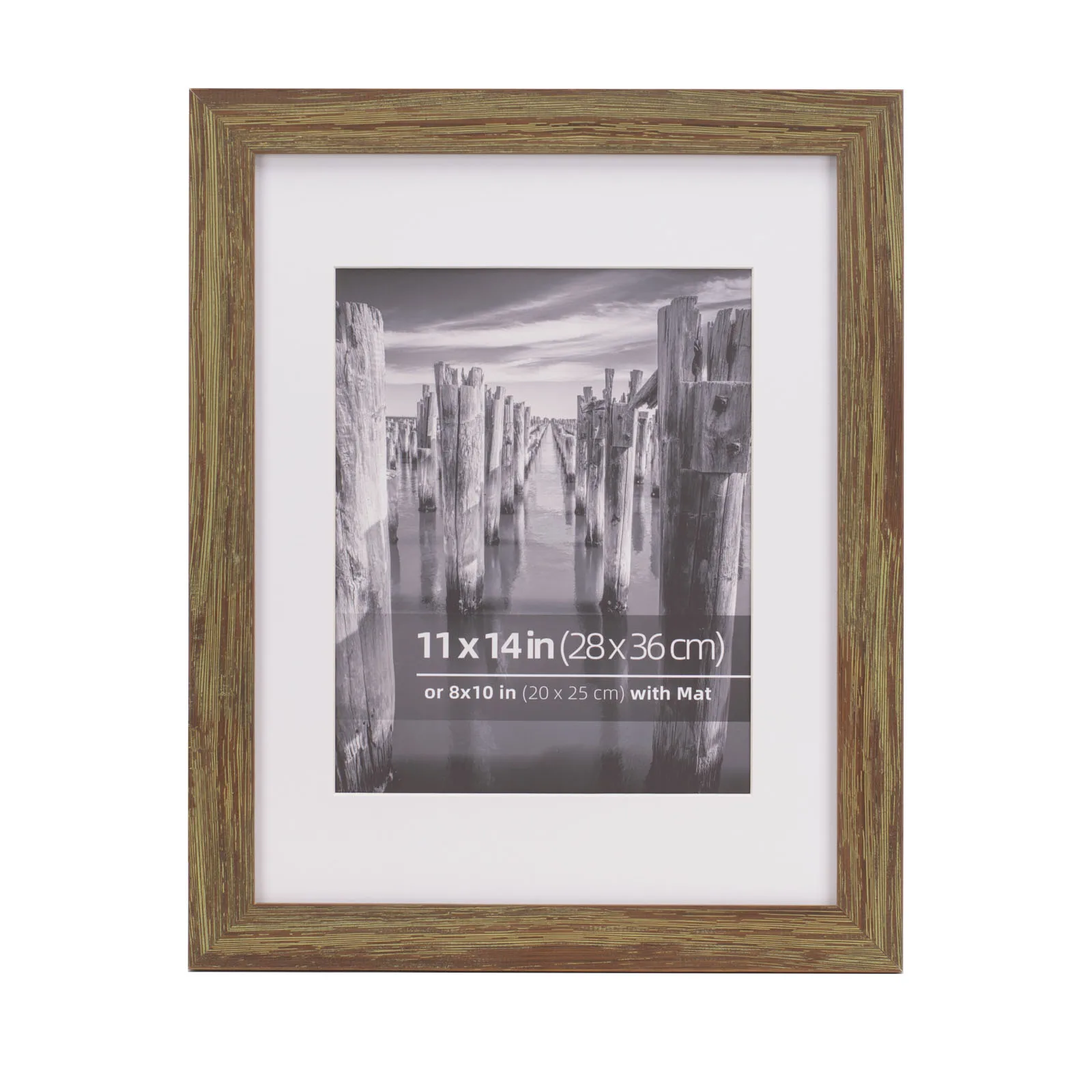 Frame Display Rustic Barn Wood Wall Mounted Classic Wood Photo Picture Frame 11X14