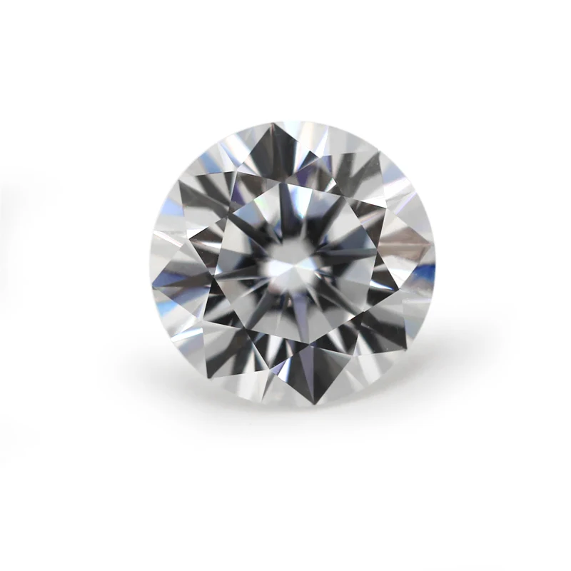 Wholesale Round Brilliant Cut Lab Grown Diamond DEF Color Moissanite Stone Price Per Carat Moissanite