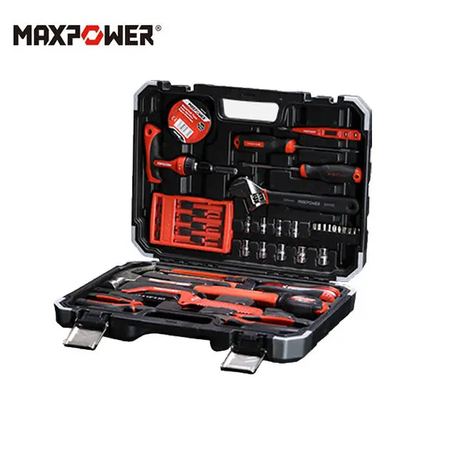 Набор домашних инструментов MAXPOWER 45 шт. Прецизионная отвертка для ремонта электроники прибор проверки напряжения молоток плоскогубцы набор «сделай сам»