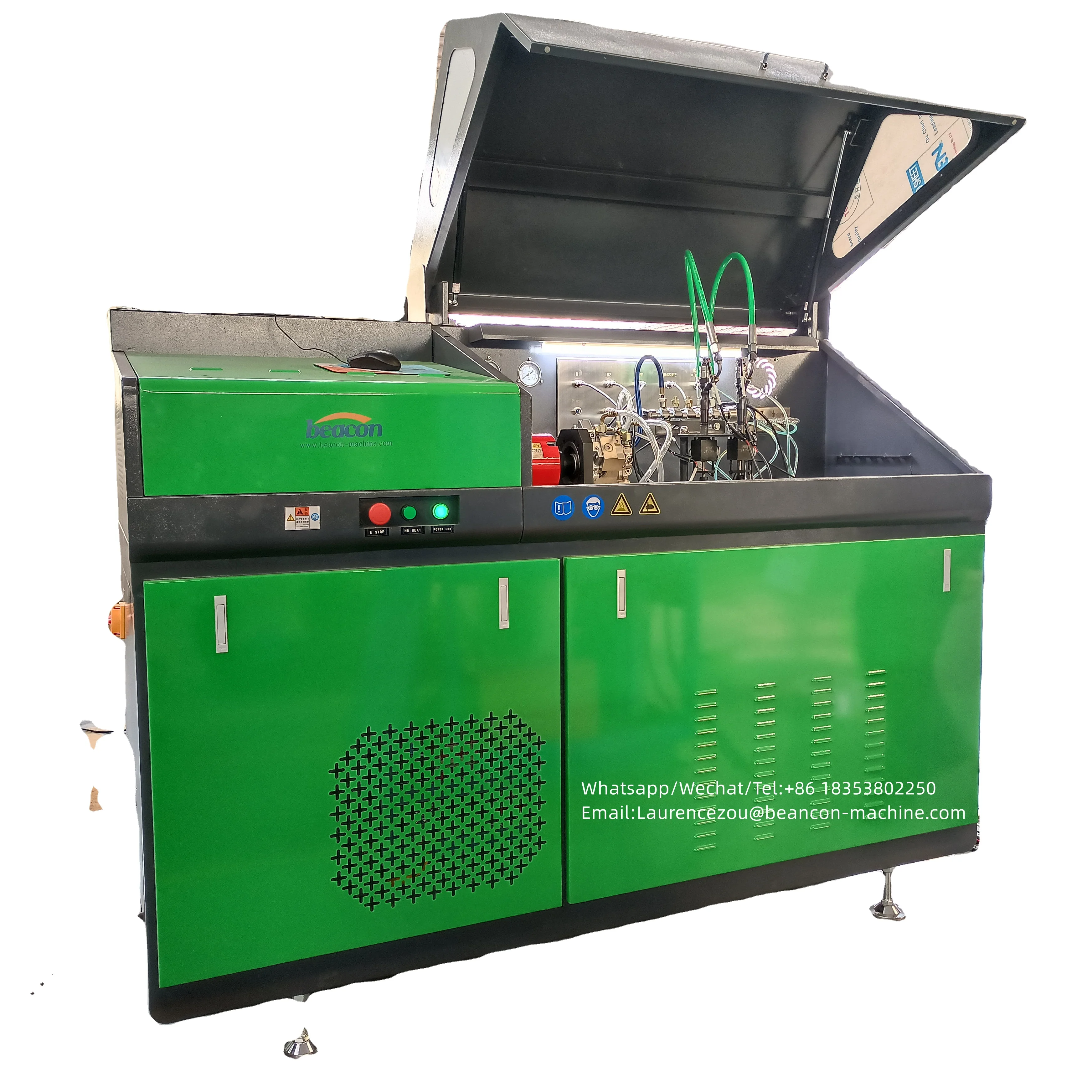 Beacon diesel fuel common rail injection pump test bench CR708 testing common rail and pizeo injector and EUI EUP HEUI function