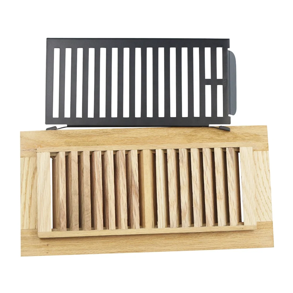4x10 oak wooden vents/self rimming vents